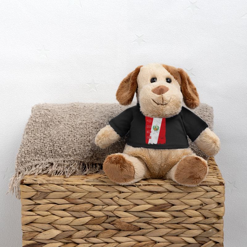 Drapeau du Pérou Chien en peluche Helge MiniFeet®