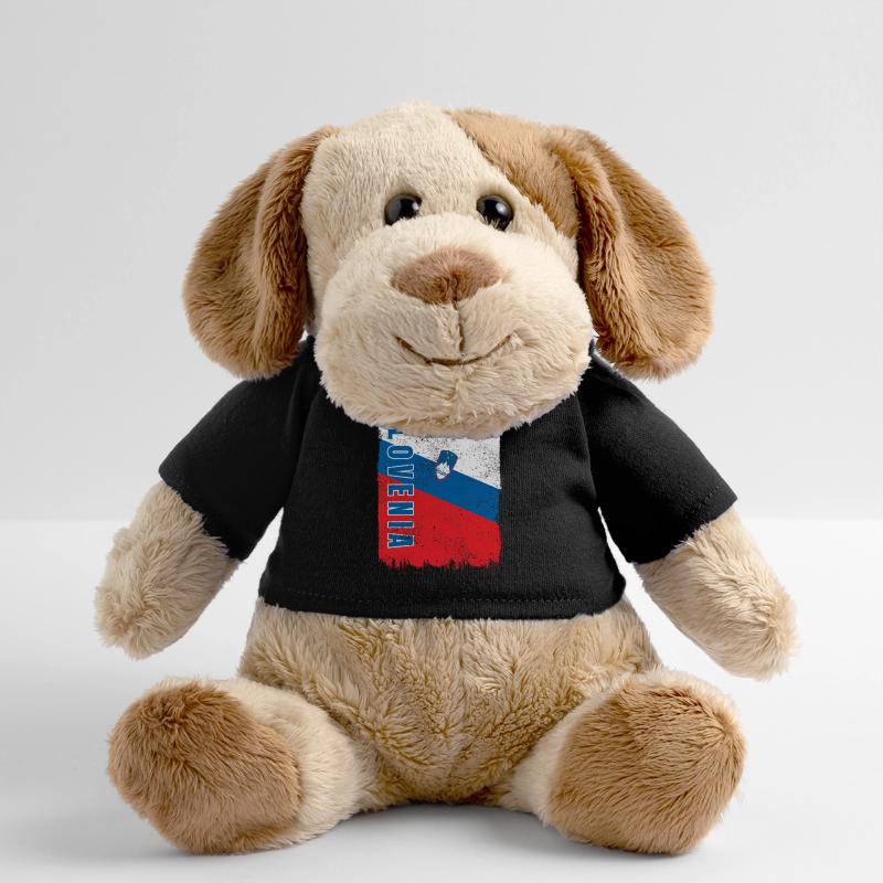 Drapeau vintage de Slovénie Chien en peluche Helge MiniFeet®