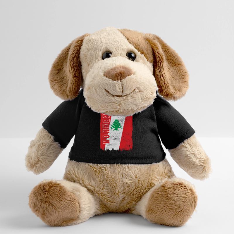 Drapeau vintage du Liban Chien en peluche Helge MiniFeet®