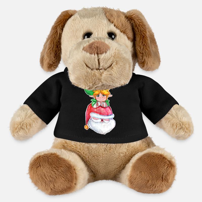 Kawaii Santa & Elf - MiniFeet® Hund Helge - Schwarz
