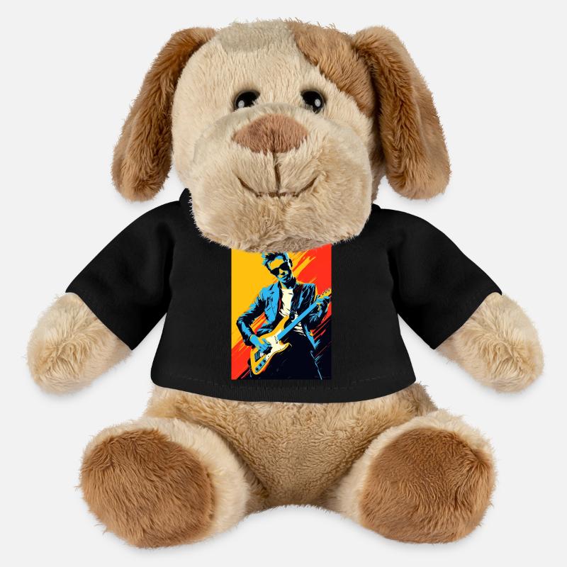 Pop-Art-Rocker - MiniFeet® Hund Helge - Schwarz