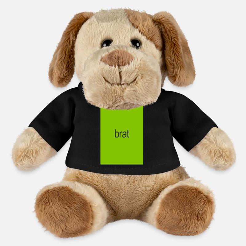 Brat - Chien en peluche Helge MiniFeet® - noir