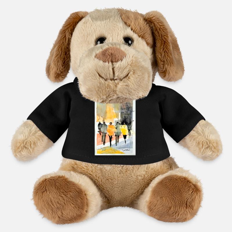 Mode populaire - Chien en peluche Helge MiniFeet® - noir