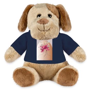 Flower head with butterfly crown - MiniFeet® Dog Helge - french navy - Front