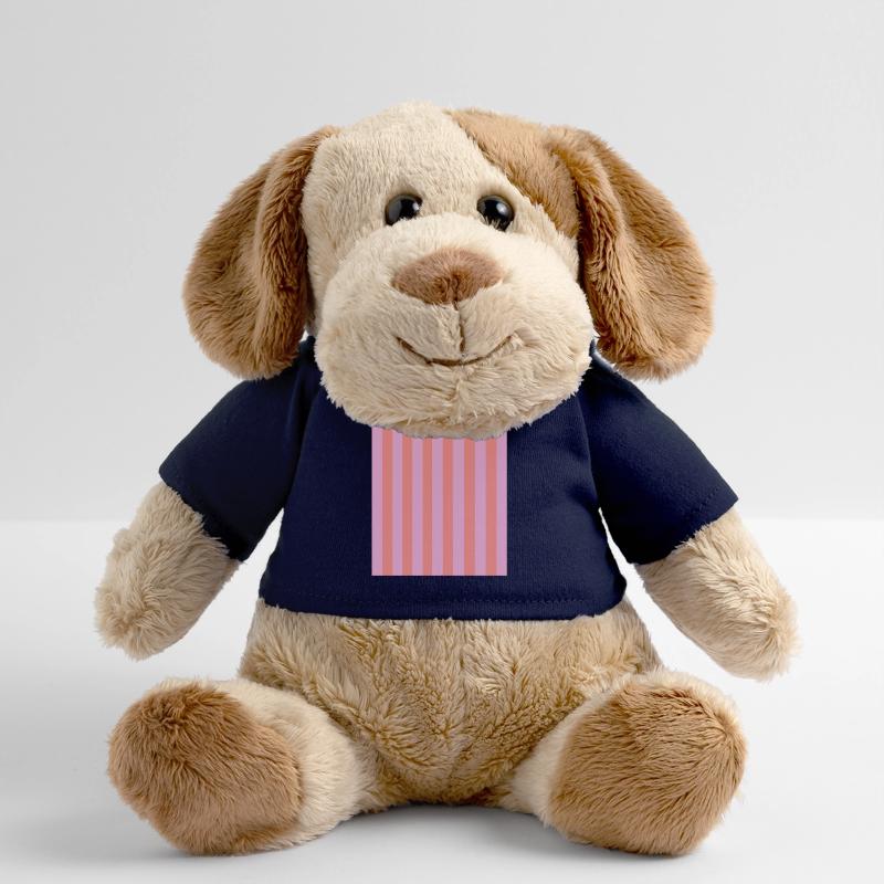 Stripes - Pink Red Customizable MiniFeet® Dog Helge