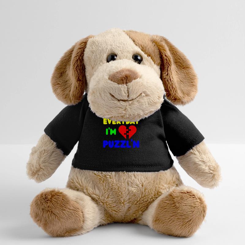 Everyday I'm Puzzl'n Funny Puzzle Solver MiniFeet® Dog Helge