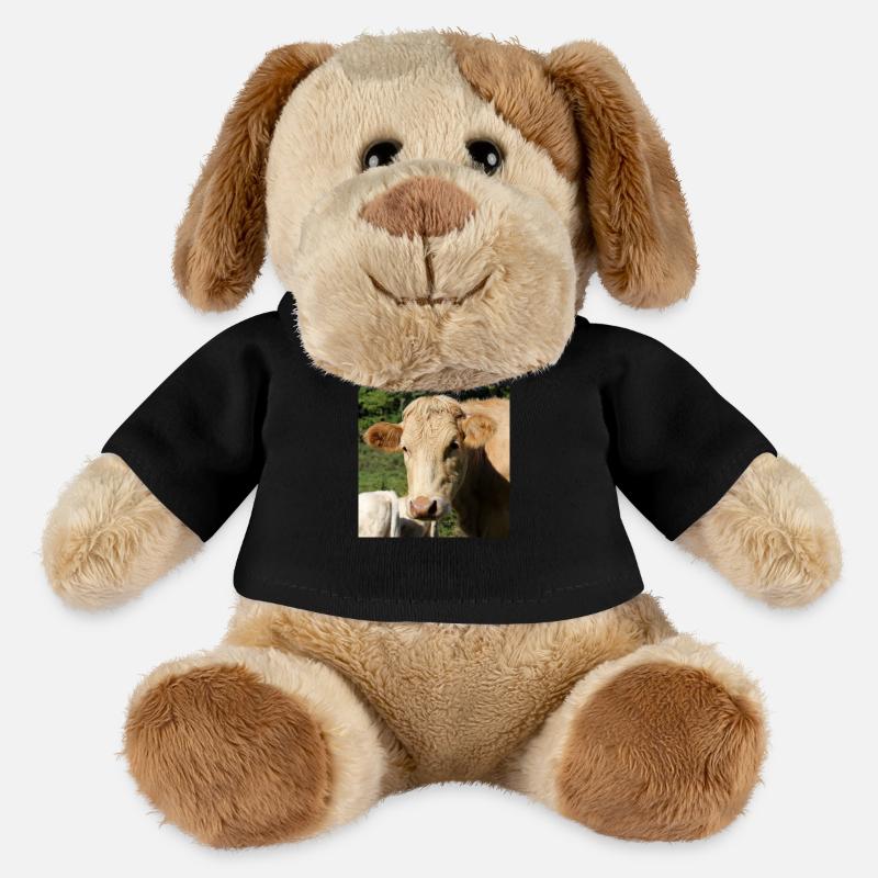 Affiche vache - Chien en peluche Helge MiniFeet® - noir