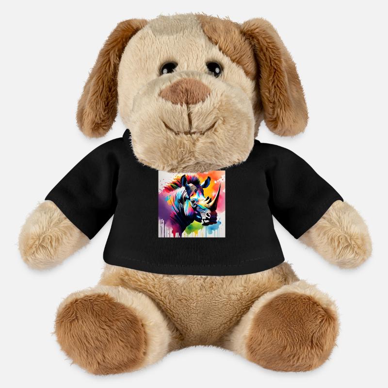 Nashorn - MiniFeet® Hund Helge - Schwarz