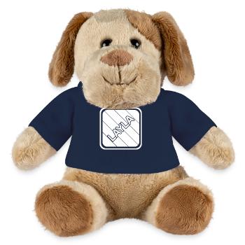 Geschenk für Layla - MiniFeet® Hund Helge - French Navy - Vorne