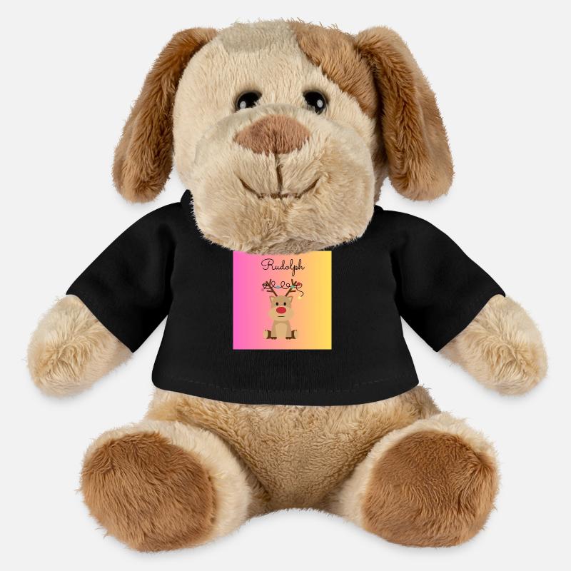 Rudolph - Chien en peluche Helge MiniFeet® - noir
