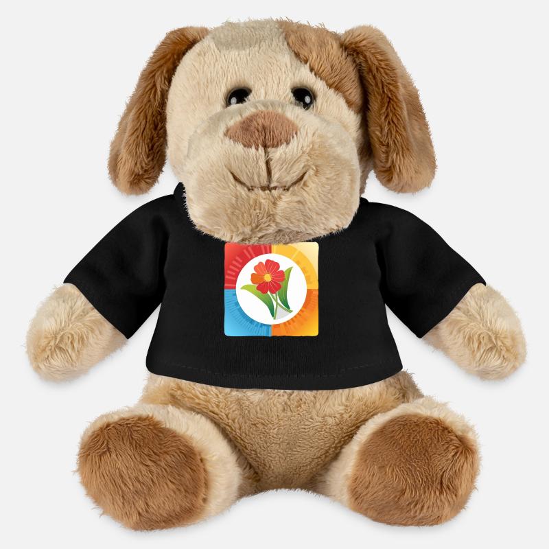 One Flower Peace - MiniFeet® Hund Helge - Schwarz