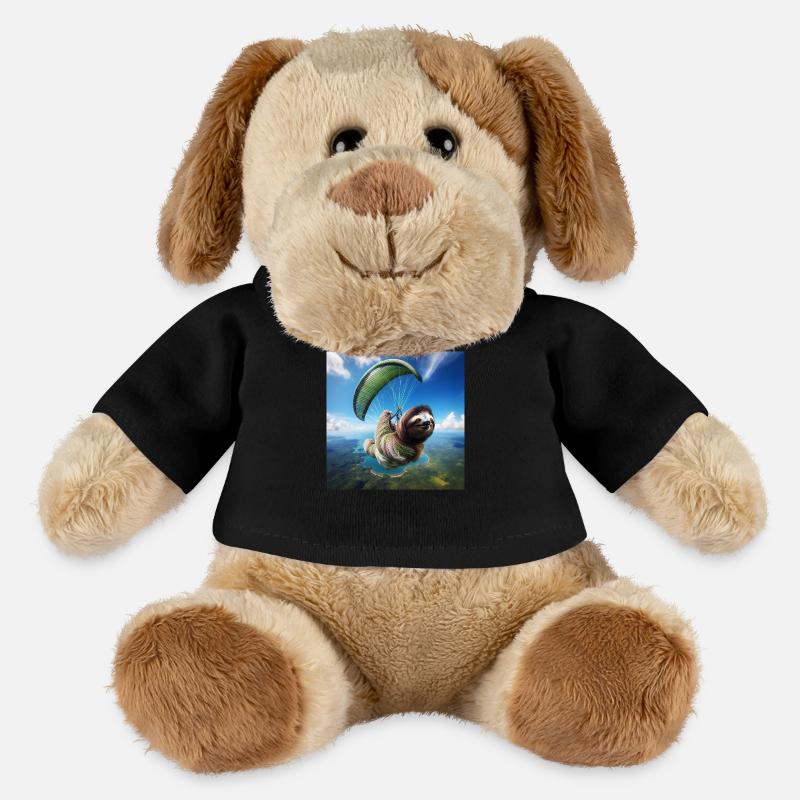 Faultier Wanderer Paragliding - MiniFeet® Hund Helge - Schwarz