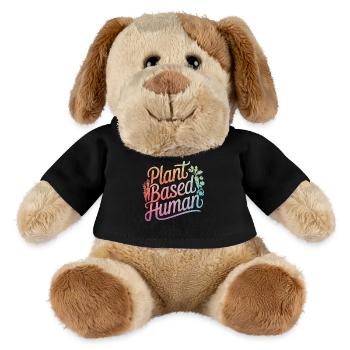 Vegetarian Vegan Veggie Vegetarian - MiniFeet® Dog Helge - black - Front