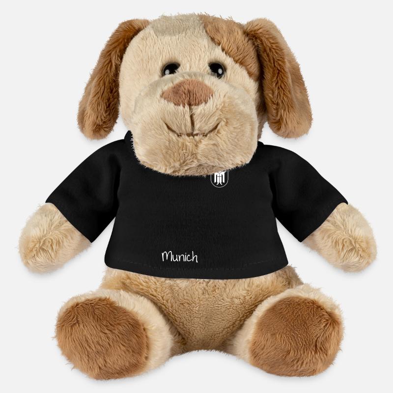 Munich München Wappen - MiniFeet® Hund Helge - Schwarz