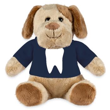 Zahn, Zähne, Zahnarzt - MiniFeet® Hund Helge - French Navy - Vorne