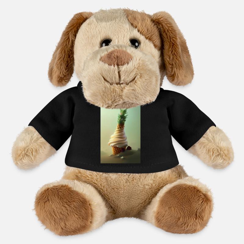 Eiscreme - MiniFeet® Hund Helge - Schwarz