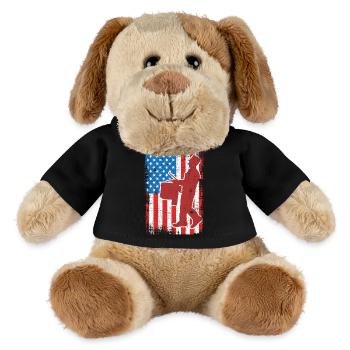 Drum 4th of July USA - MiniFeet® Dog Helge - black - Front