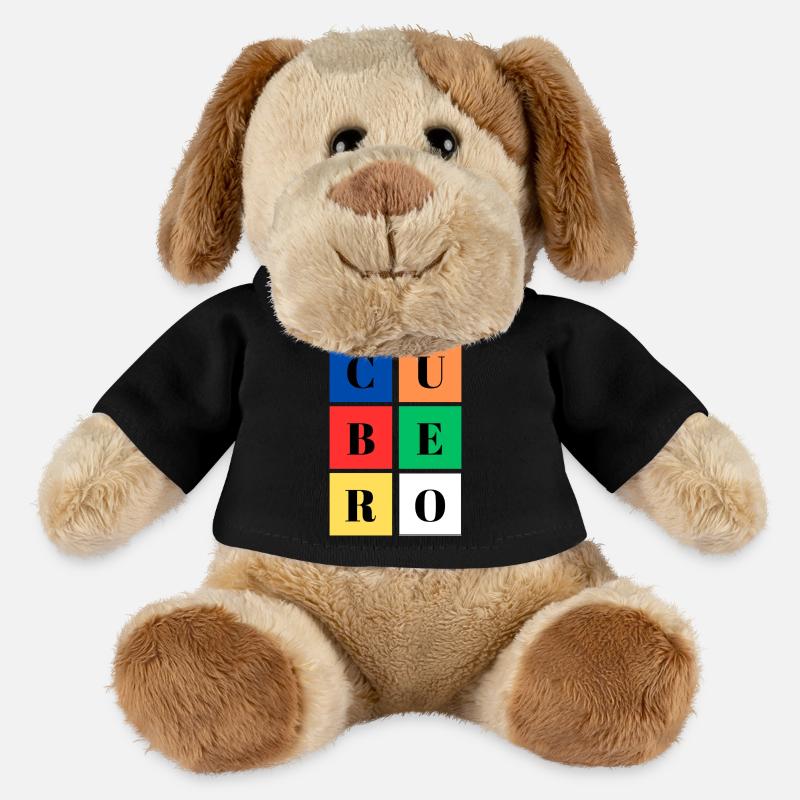 Quadratischer Eimer Farben SpeedCuber - MiniFeet® Hund Helge - Schwarz