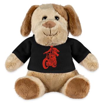 The Red Biker from Hell - MiniFeet® Dog Helge - black - Front