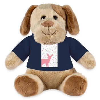 Poster Fawn - MiniFeet® Dog Helge - french navy - Front