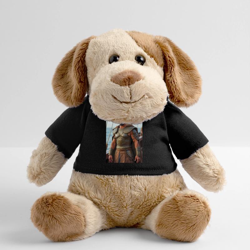 Odysseus, starker Krieger am Bug des Schiffes, Mantelschnabel MiniFeet® Hund Helge