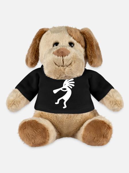 Kokopelli – Fruchtbarkeit & Regen Tribal-Gott - MiniFeet® Hund Helge - Schwarz