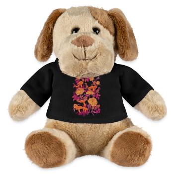 PFINGSTROSEN UND PFIFFERLINGE - MiniFeet® Hund Helge - Schwarz - Vorne