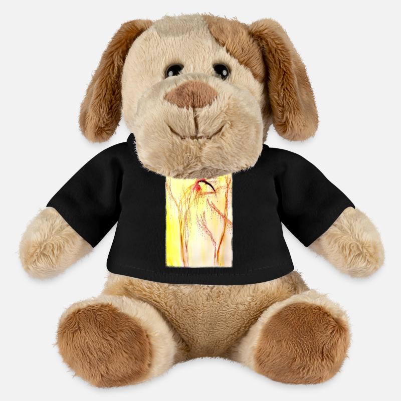 guêpier - Chien en peluche Helge MiniFeet® - noir