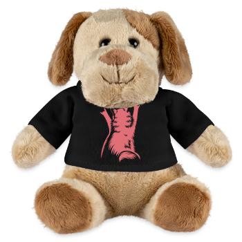 Rock Katze Rückenansicht – Devil Horns - MiniFeet® Hund Helge - Schwarz - Vorne