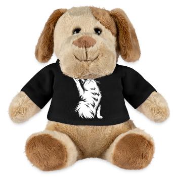 Rock Katze – Devil Horns Silhouette - MiniFeet® Hund Helge - Schwarz - Vorne