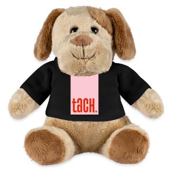Tach - rosa rot - MiniFeet® Hund Helge - Schwarz - Vorne