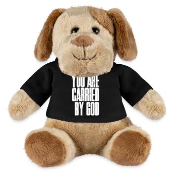You are carried by god - MiniFeet® Dog Helge - black - Front