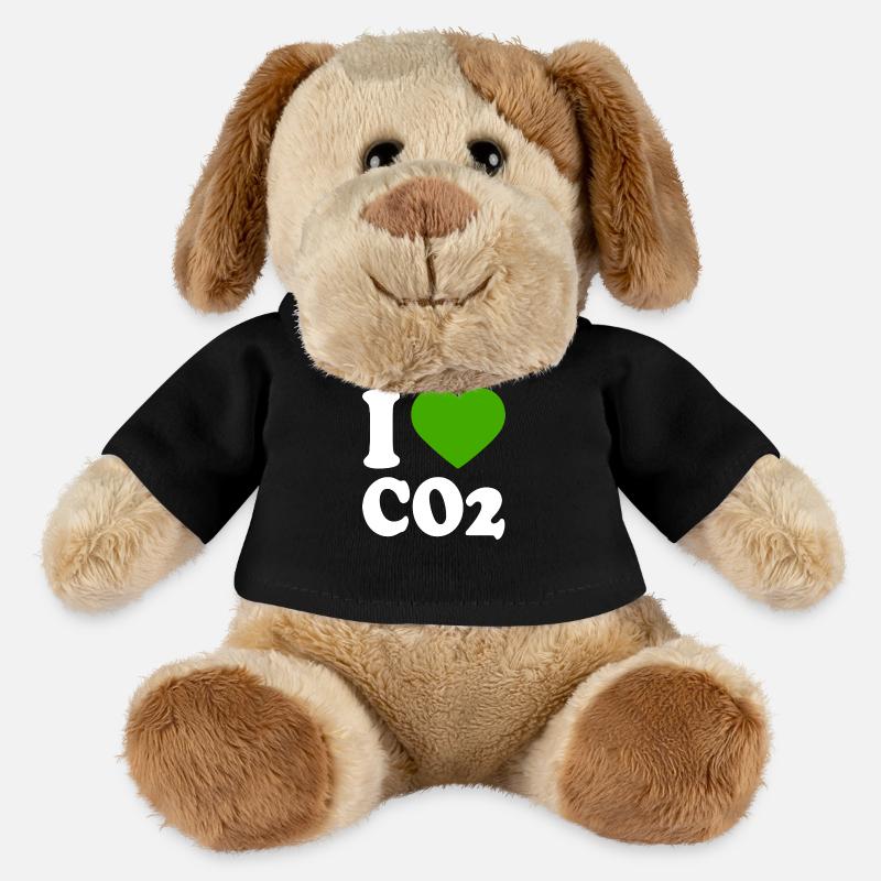 I love co2 - MiniFeet® Hund Helge - Schwarz
