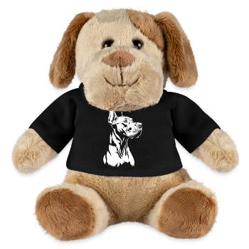 Dogge - Hunde Fan - MiniFeet® Hund Helge - Schwarz - Vorne