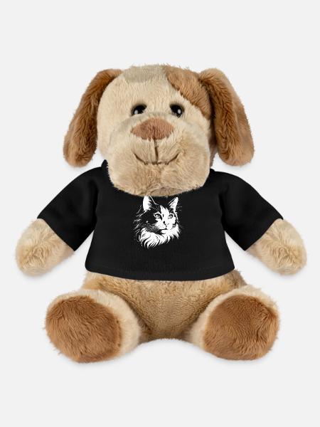 cat, cat motif, cute, gift, gift ideas - MiniFeet® Dog Helge - black