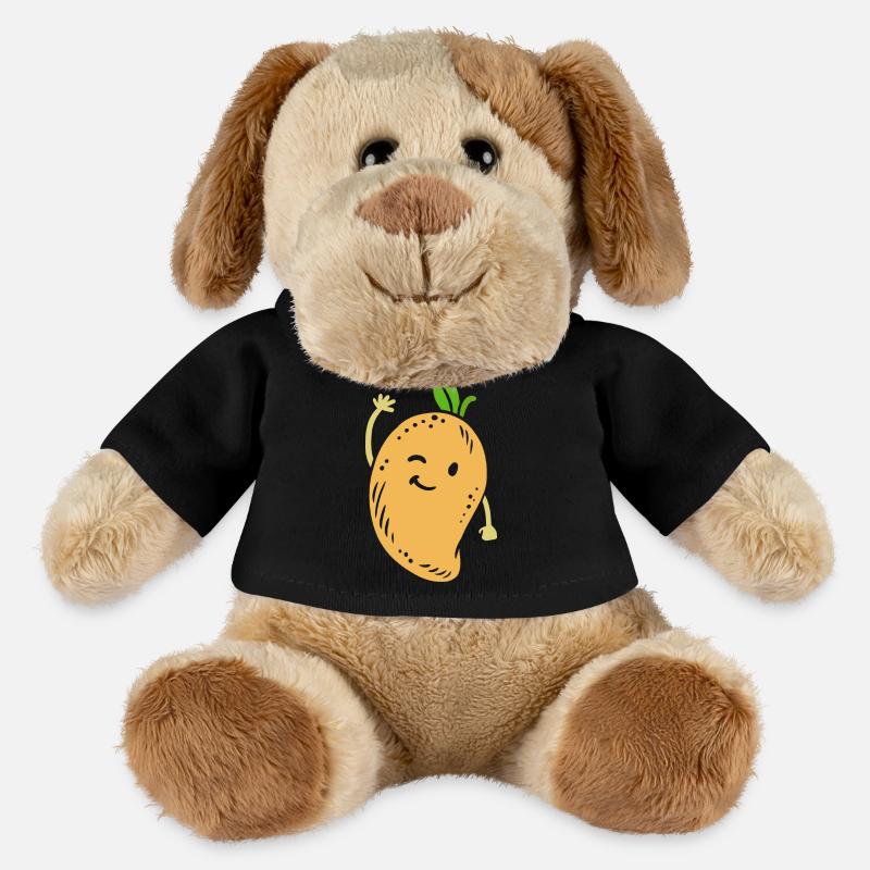 Mango Obst Kawaii - MiniFeet® Hund Helge - Schwarz