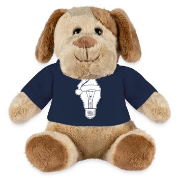 Lampe mit Weihnachtshut - MiniFeet® Hund Helge - French Navy - Vorne