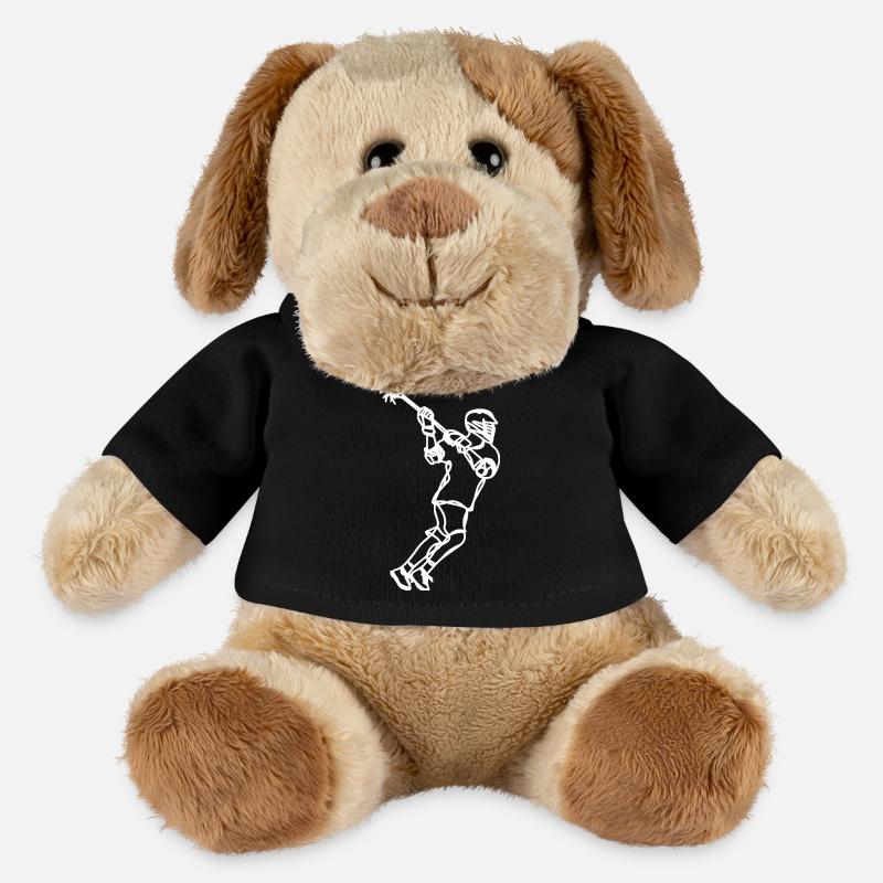 Lacrosse Profi Zeichnung - MiniFeet® Hund Helge - Schwarz