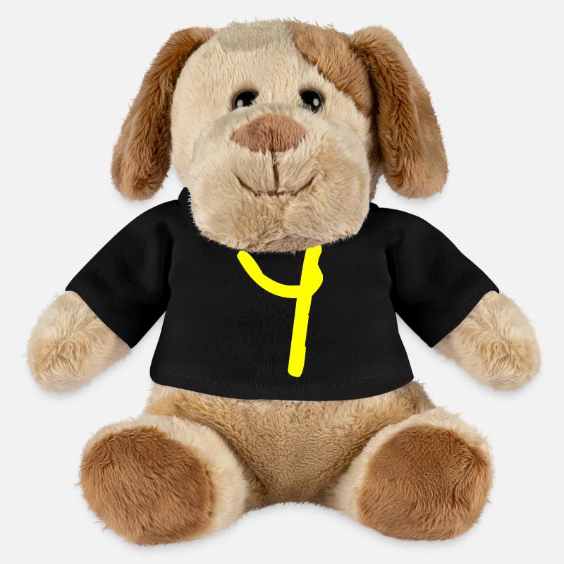 Buchstabe Y - MiniFeet® Hund Helge - Schwarz