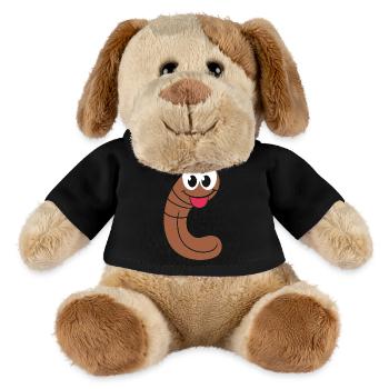 earthworms - MiniFeet® Dog Helge - black - Front