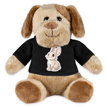Hare - MiniFeet® Dog Helge - black - Front