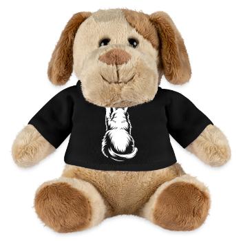 Rock Katze Rückenansicht – Devil Horns - MiniFeet® Hund Helge - Schwarz - Vorne