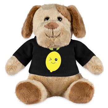 Zitrone Limone Limette - MiniFeet® Hund Helge - Schwarz - Vorne