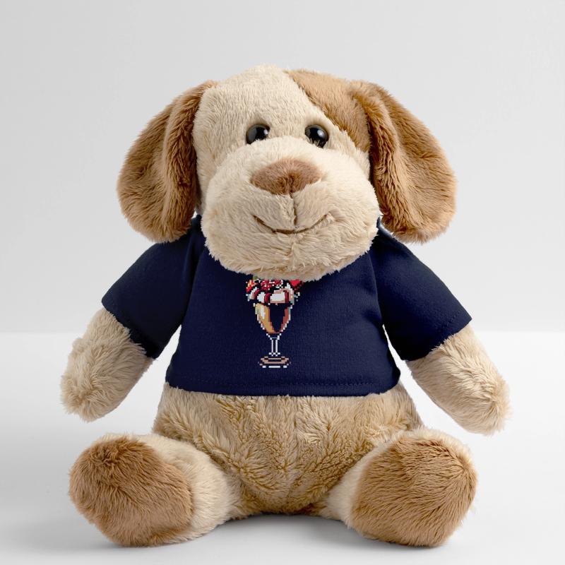 Graphique pixel de coupe glacée Chien en peluche Helge MiniFeet®