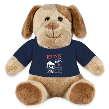Punks Not Dead, Punk seit 1965, 59 Jahre alt und - MiniFeet® Hund Helge - French Navy - Vorne