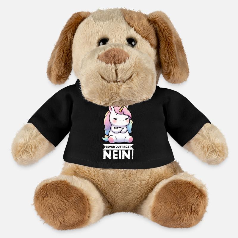 Bevor Du Fragst Nein Einhorn Einhörner Einhornfan  - MiniFeet® Hund Helge - Schwarz