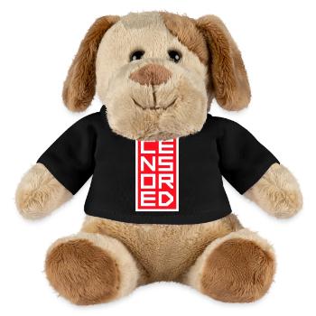 Censored Funny Statement Freedom Logo - MiniFeet® Dog Helge - black - Front
