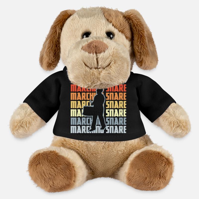 Vintage Marschtrommel - MiniFeet® Hund Helge - Schwarz