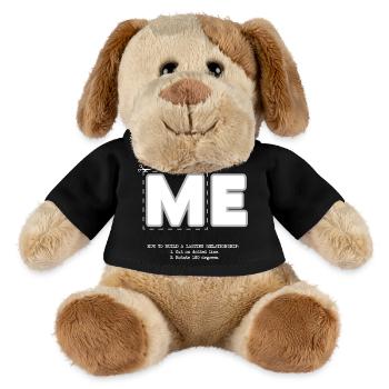 Me (dark) - MiniFeet® Dog Helge - black - Front