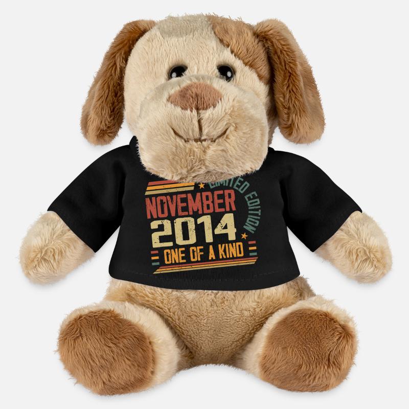 Awesome since November 2014 Geburtstagsgeschenk - MiniFeet® Hund Helge - Schwarz